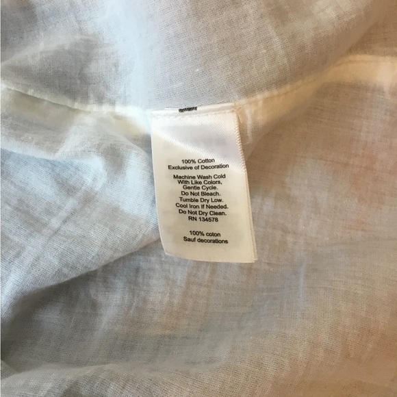 Vineyard Vines Chambray Embroidered scalloped Hem Flouncy Skirt - Picture 5 of 6